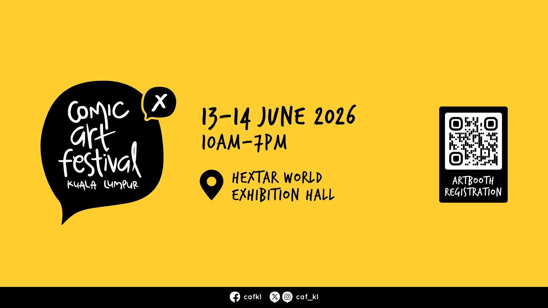 Comic Art Festival Kuala Lumpur X (CAFKLX)