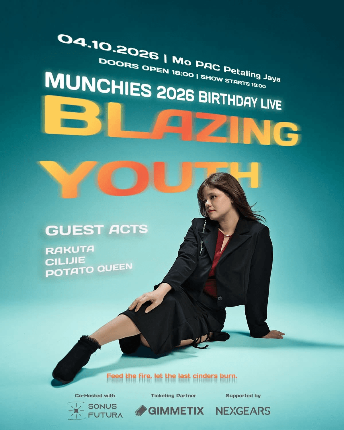 MUNCHIES 2026 BIRTHDAY LIVE : BLAZING YOUTH event banner