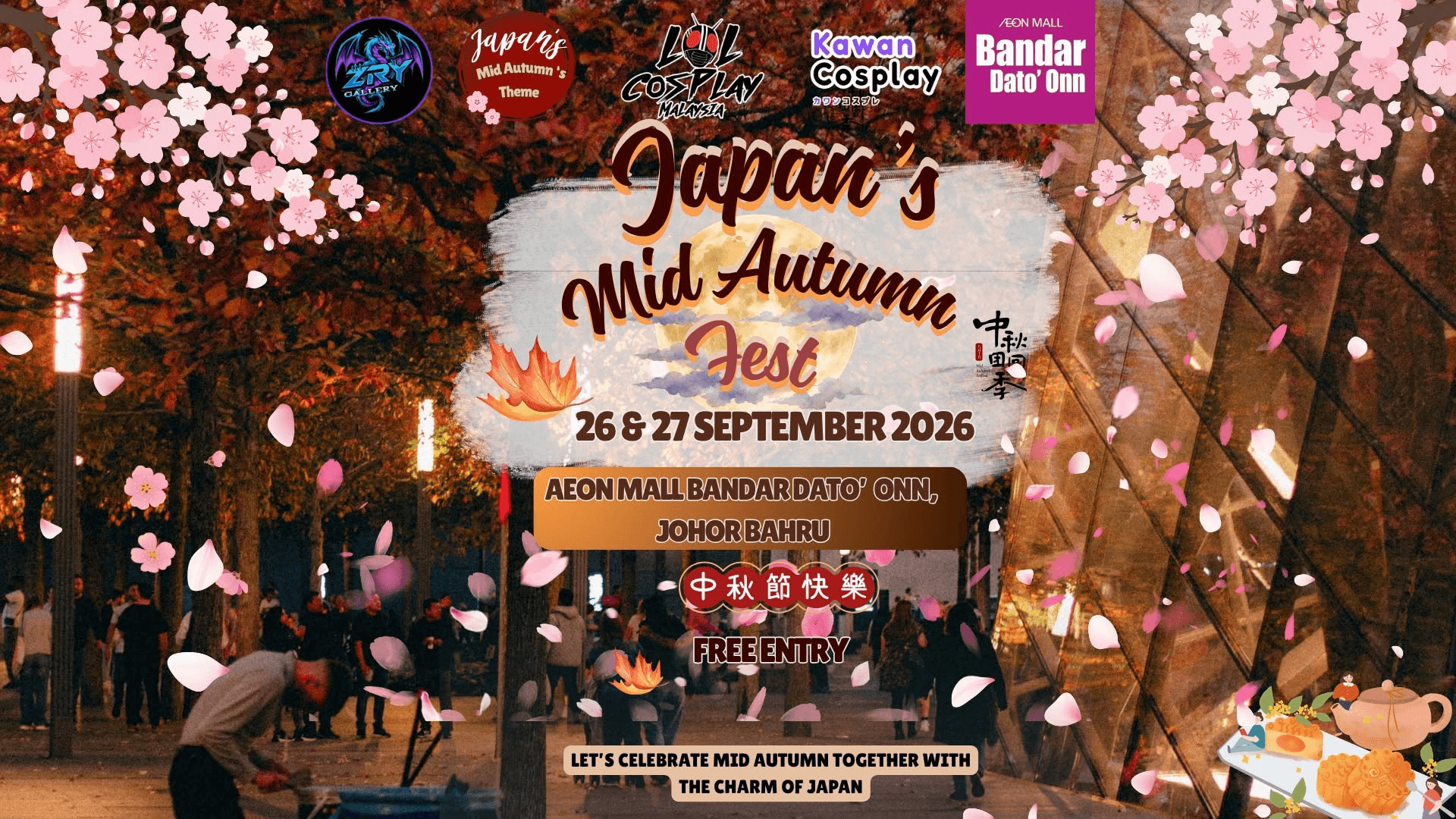Japan Mid Autumn Fest event banner