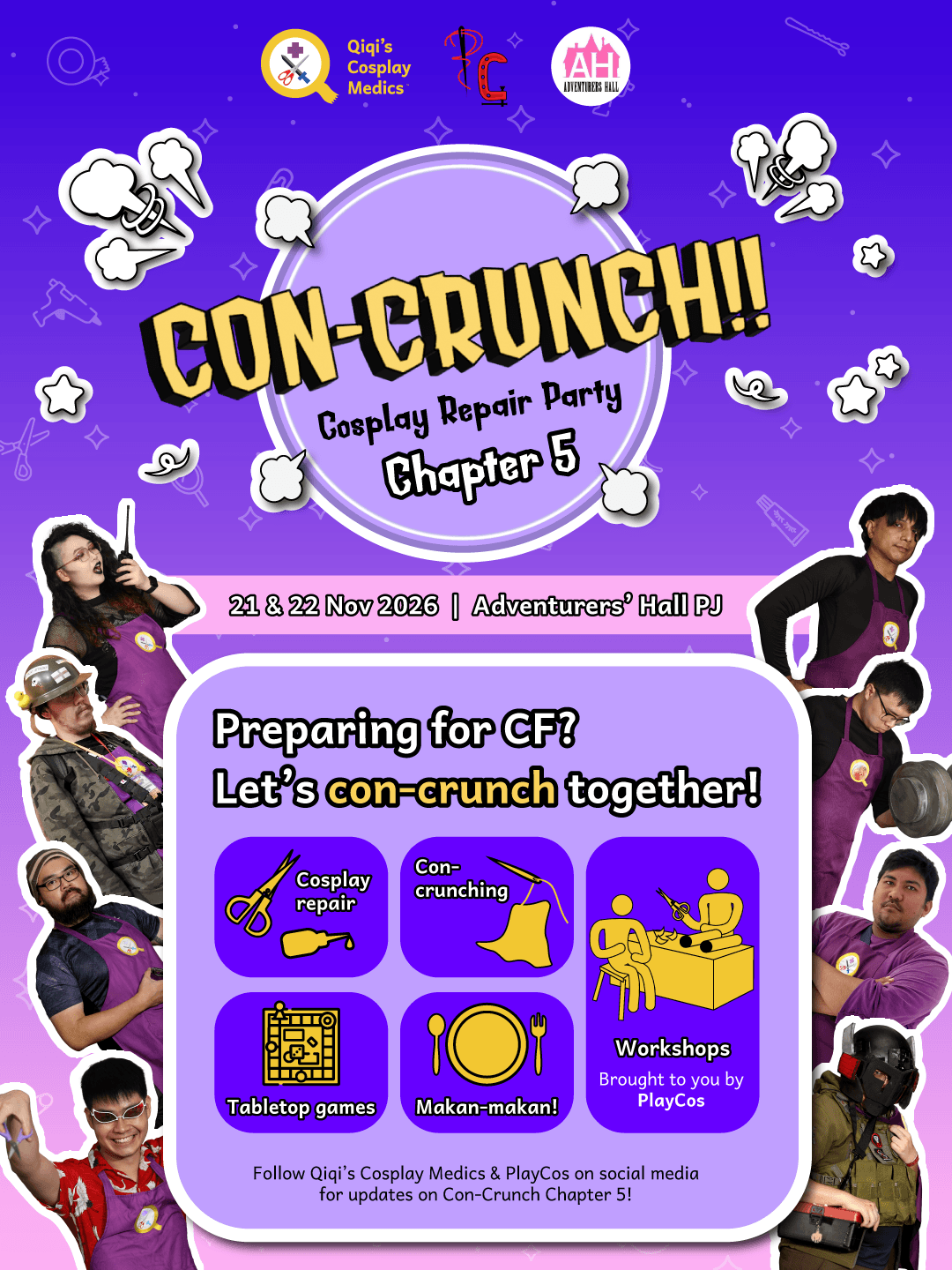 Con-Crunch!! Chapter 5 event cover