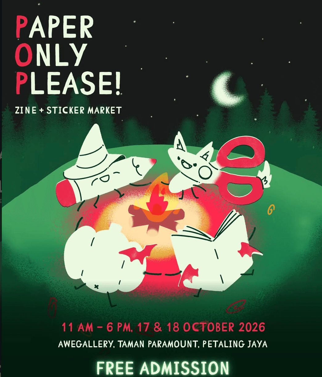 Paper Only Please event banner